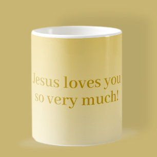 Jesus liebt dich sehr! kaffeetasse