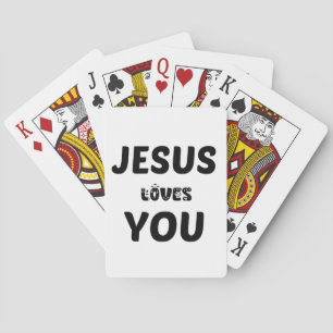 JESUS LIEBT DICH SPIELKARTEN