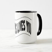 Jesus liebt dich tasse (VorderseiteRechts)