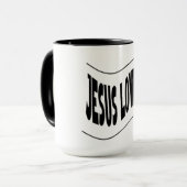 Jesus liebt dich tasse (Vorderseite Links)