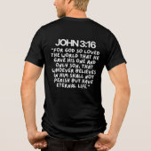 Jesus liebt dich Thrive Merch Tri-Blend Shirt (Rückseite)