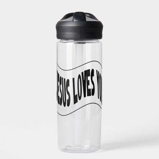 Jesus liebt dich trinkflasche (Vorderseite)