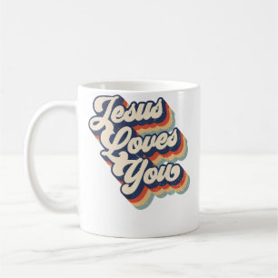 Jesus liebt dich Wo Kaffeetasse