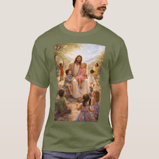 Jesus liebt die kleinen Kinder T-Shirt