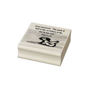 Jesus liebt für immer gummistempel