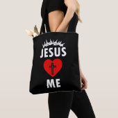 Jesus liebt mich christlich religiös tasche (Von Nahem)