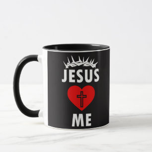 Jesus liebt mich christlich religiös tasse