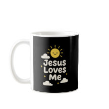 Jesus liebt mich christlicher Becher