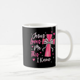 Jesus liebt mich, das weiß ich, Gott religiös chri Kaffeetasse
