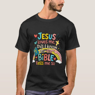 Jesus liebt mich, das weiß ich, Jungen Kinder Klei T-Shirt