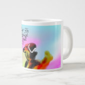 Jesus liebt uns Jumbo-Tasse (Vorderseite Rechts)