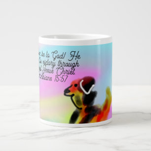 Jesus liebt uns Jumbo-Tasse