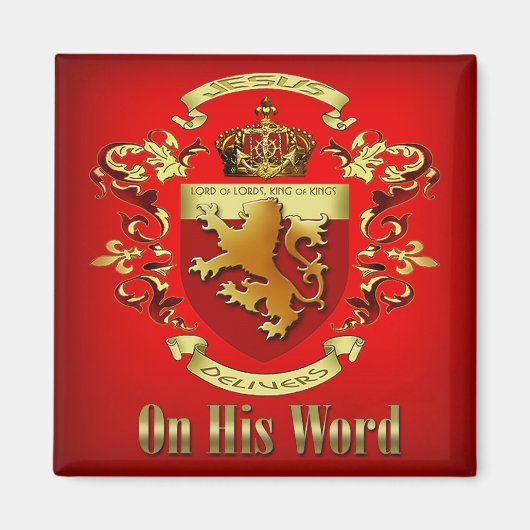 "Jesus liefert sein Wort" von Cheryl Daniels Magnet (Vorne)