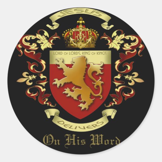 Jesus liefert Sticker (Vorderseite)