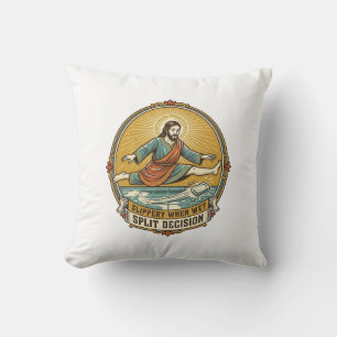Jesus ließ feuchte Seife auf dem Badezimmerboden r Kissen