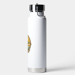 Jesus ließ feuchte Seife auf dem Badezimmerboden r Trinkflasche