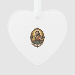 Jesus ließ Handy Bildschirm auf Tanzfläche Club H  Ornament