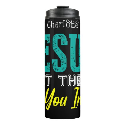 Jesus Ließ ihnen, dich zu sehen Thermosbecher (Vorderseite)