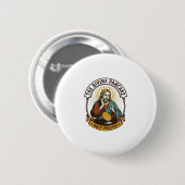 Jesus ließ perfekten Pfannkuchen fallen, der das W Button (Vorne & Hinten)