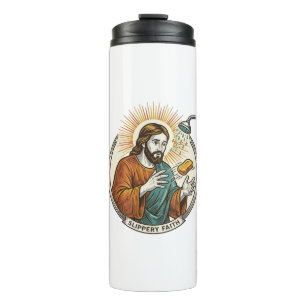 Jesus ließ rutschige Seife Duschwanne Ungeschickt  Thermosbecher