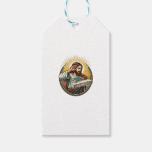 Jesus ließ Telefon Gesicht flach Beton Panik Bilds Geschenkanhänger