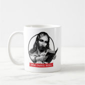 Jesus liest verbotene Bücher Kaffeetasse (Links)