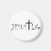 JESUS Life Magnet (Vorne)