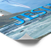 Jesus Light House Art Poster (Ecke)