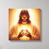 JESUS LIGHT OF THE WORLD LEINWANDDRUCK (Vorderseite)