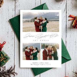 Jesus Light of the World Religious 3 Photo Feiertagskarte