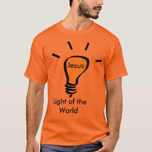 Jesus - Light of the World T-Shirt (Vorderseite)