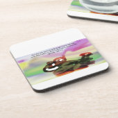 jesus light world getränkeuntersetzer (Linke Seite)