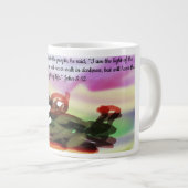 jesus light world Jumbo-Tasse (Vorderseite Rechts)