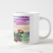 jesus light world Jumbo-Tasse (Rechts)