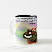 jesus light world zweifarbige tasse (Vorderseite Links)