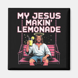 Jesus Limonade Lustiger Christlicher Meme  Magnet