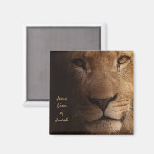 Jesus Lion of Judah Christliches Zitat Magnet (Vorderseite/Rückseite)