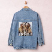 JESUS LION OF JUDAH Denim jean Jacket Jeansjacke (Hangar)