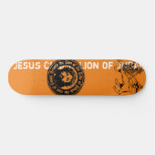 Jesus Lion of Judah Skateboard, 8 1/8" Deck Skateboard (Horizontal)