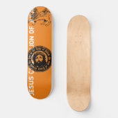 Jesus Lion of Judah Skateboard, 8 1/8" Deck Skateboard (Vorderseite)