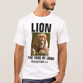 JESUS, LION OF THE TRIBE OF JUDAH, T - Shirt (Vorderseite)