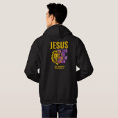 JESUS LION OF TRIBE OF JUDAH Christlich Hoodie (Schwarz voll)
