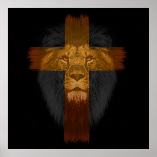 Jesus Lion von Judah Poster (Vorne)