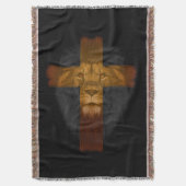 Jesus Lion von Judah Throw Blanket Decke (Vorderseite Vertikal)