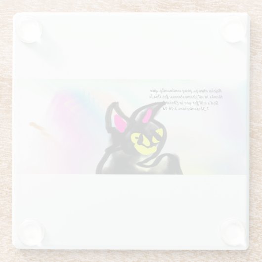 jesus live  glasuntersetzer (Rückseite)