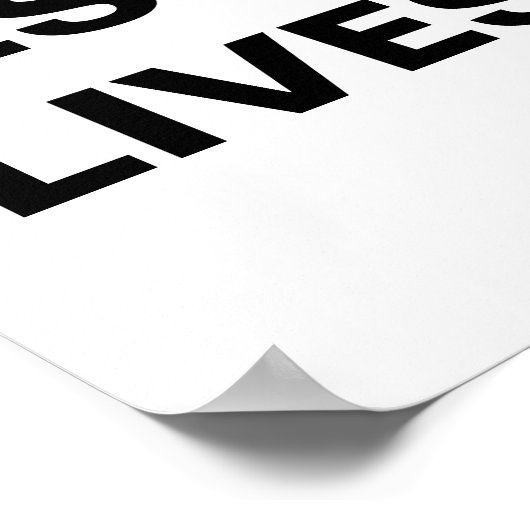 Jesus Lives Poster (Ecke)