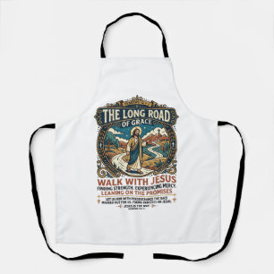 Jesus LKW-Fahrer Langstrecken-T-Shirt Inspirierend Schürze