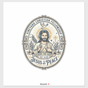 Jesus Lo Fi Lernbeats Ästhetisches Grafik T-Shirt  Aufkleber