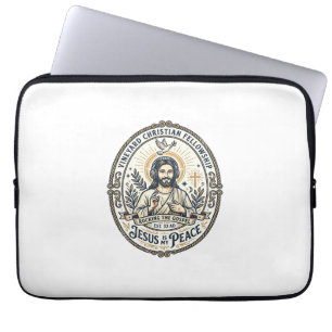 Jesus Lo Fi Lernbeats Ästhetisches Grafik T-Shirt Laptopschutzhülle
