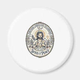 Jesus Lo Fi Lernbeats Ästhetisches Grafik T-Shirt Magnet